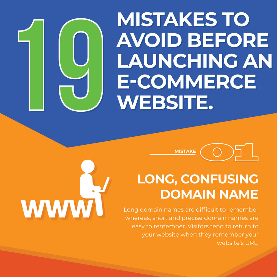 19 Mistakes to Avoid When Launching an Ecommerce Website in 2019 [Infographic]