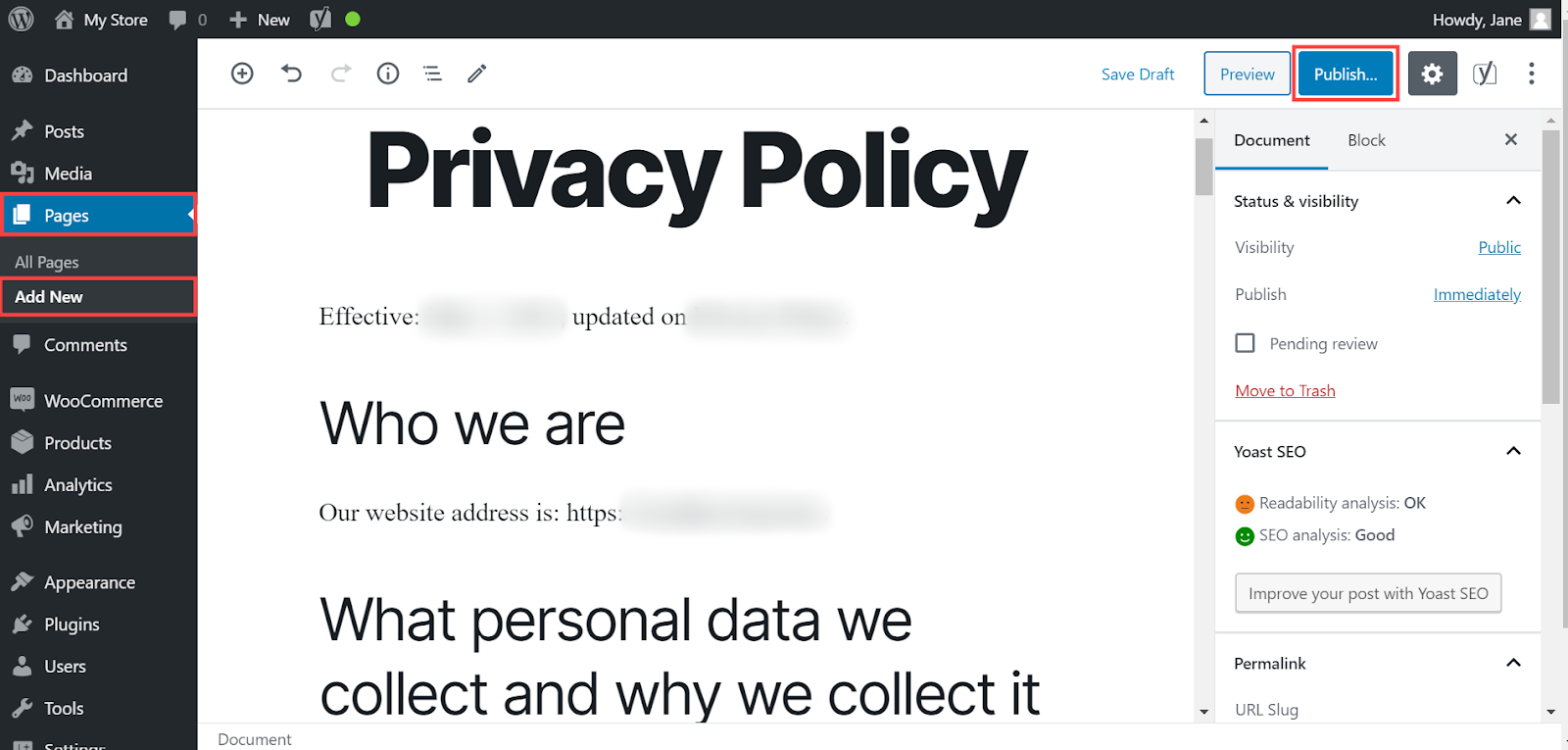 How to Make Your WooCommerce Website GDPR Compliant?