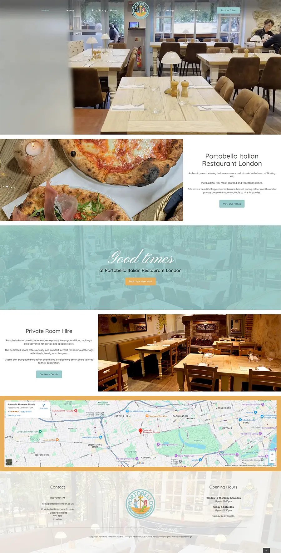 Portobello Ristorante & Pizzeria, London